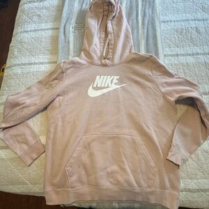 Nike Light Pink Fleece Hoodie